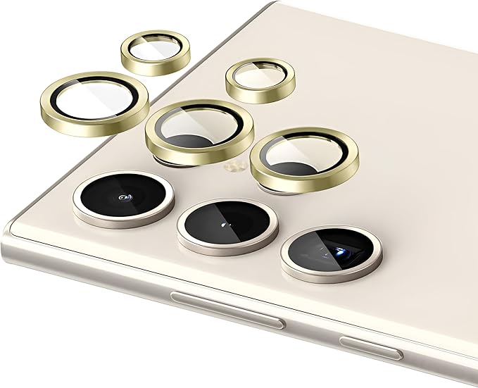 Anank Camera Glass Samsung S24 Ultra Titanium Yellow - 904056 Anank Camera Glass Samsung S24 Ultra Titanium Yellow - 904056
